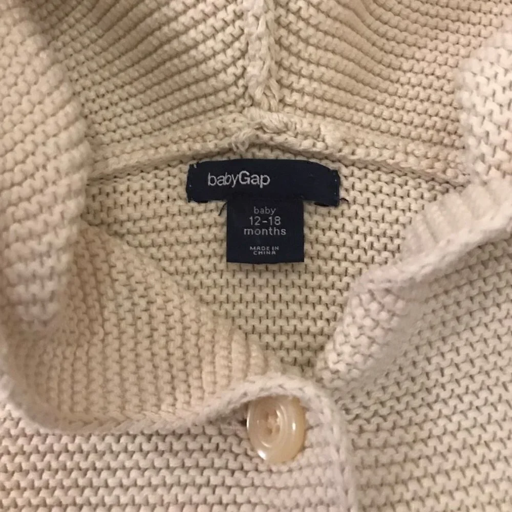 Baby Gap bear sweater